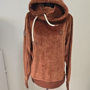 Naketano Brown Hoodie Sweatshirt